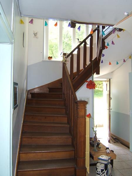 CAGE D'ESCALIER EN CHENE